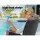Gardeon Outdoor Recliner Chair Set, Adjustable Wicker Lounger with Ottoman, UV-Resistant, Black, High-Density Cushions