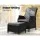 Gardeon Outdoor Recliner Chair Set, Adjustable Wicker Lounger with Ottoman, UV-Resistant, Black, High-Density Cushions