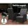 Gardeon Outdoor Recliner Chair Set, Adjustable Wicker Lounger with Ottoman, UV-Resistant, Black, High-Density Cushions