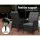 Gardeon 2PC Black Wicker Recliner Set: UV-Resistant, Adjustable, Steel Frame, High-Density Cushions, Indoor/Outdoor Use