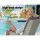 Gardeon Outdoor Wicker Recliner Chair Set with Ottoman, Adjustable Backrest, UV-Resistant PE Wicker, Grey, 57x61x94cm