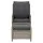 Gardeon Outdoor Wicker Recliner Chair Set with Ottoman, Adjustable Backrest, UV-Resistant PE Wicker, Grey, 57x61x94cm