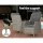 Gardeon Outdoor Wicker Recliner Chair Set with Ottoman, Adjustable Backrest, UV-Resistant PE Wicker, Grey, 57x61x94cm