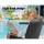 Gardeon 5PC Black Wicker Outdoor Furniture Set - Adjustable Recliner Chairs, Ottomans & Table, UV & Weather Resistant