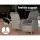 Gardeon 5PC Grey Wicker Recliner Set: Adjustable Chairs, Ottomans & Table, UV-Resistant PE Wicker, Indoor/Outdoor Use