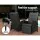 Gardeon 2PC Black Wicker Recliner Chairs - UV & Weather-Resistant, Adjustable, Indoor/Outdoor with Cushions, 57x65x95cm