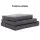 Gardeon Outdoor Recliner Chair Set - Black Wicker Lounge with Adjustable Backrest & Ottoman, UV & Weather-Resistant