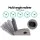 Gardeon 3PC Outdoor Recliner Set with Adjustable Wicker Chairs, Ottoman, and Glass Table - UV & Weather-Resistant, Grey