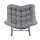 Gardeon Outdoor Papasan Rocking Chair - Steel Frame, Plush Cushions, UV Resistant, 107x91x98cm, Indoor/Outdoor Use