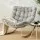 Gardeon Papasan Rocking Chair Recliner Outdoor Indoor Patio Garden Steel Frame Beige Cushion 160kg Capacity