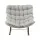 Gardeon Papasan Rocking Chair Recliner Outdoor Indoor Patio Garden Steel Frame Beige Cushion 160kg Capacity