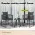 Gardeon 2PC Outdoor Dining Chairs, Steel Frame, UV-Resistant Woven Rope, Removable Cushions, 52.5x47x70cm, Indoor