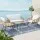 Gardeon 4-Piece Rattan Outdoor Sofa Set - UV Resistant, Powder-Coated Steel Frame, Natural Colour, Cushions Included