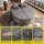 Gardeon Outdoor Daybed Sun Lounge - Adjustable Backrests, Weather-Resistant PE Rattan, Retractable Trays, 197x140x120cm