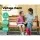 Gardeon 3-Seater Outdoor Garden Bench - Rustic Fir Wood Wagon Wheel Design, UV-Resistant, 300kg Capacity, 142cm