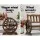 Gardeon Rustic Fir Wood Wagon Wheel Garden Bench, 2-Seater, UV-Resistant, 220kg Capacity, Brown, 111x52x77cm