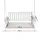 Gardeon Wooden Porch Swing Chair - White Fir Wood 2-Seater with Heavy-Duty Chain, Indoor/Outdoor Use, 300kg Capacity