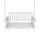 Gardeon Wooden Porch Swing Chair - White Fir Wood 2-Seater with Heavy-Duty Chain, Indoor/Outdoor Use, 300kg Capacity