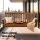 Gardeon Teak Wood 2-Seater Porch Swing Chair - Durable, Water-Resistant, Easy to Assemble, 300kg Capacity, 142x42x57cm