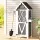 Gardeon Wooden Outdoor Storage Shed - Fir Wood, Weather-Resistant, 3-Tier Shelves, 65x46x179cm, Lockable Garden Cabinet