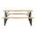 Gardeon 3pc Outdoor Furniture Set - Fir Wood Table & Benches, Rust-Resistant, Foldable, Seats 6, 1-Year Warranty
