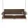 Gardeon Wooden Porch Swing Chair with Chains, 3 Seater, Solid Fir, Indoor/Outdoor, 300kg Capacity, Brown, 154x64x42cm