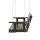 Gardeon Wooden Porch Swing Chair with Chains, 3 Seater, Solid Fir, Indoor/Outdoor, 300kg Capacity, Brown, 154x64x42cm