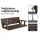Gardeon Wooden Porch Swing Chair with Chains, 3 Seater, Solid Fir, Indoor/Outdoor, 300kg Capacity, Brown, 154x64x42cm