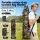 Weisshorn Portable Folding Camping Chair with Built-in Canopy 120KG Lightweight Outdoor Seat Army Green