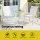 Gardeon 3PC Outdoor Bistro Set White Stackable Textilene Chairs with Tempered Glass Table 3PC Patio Furniture