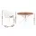 Gardeon 5 Piece Outdoor Dining Set WPC Table Aluminium Alloy Frame 4 PP Chairs White 5PC Dining Set Patio