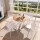 Gardeon 5 Piece Outdoor Dining Set White WPC Table Aluminium Frame 4 PP Chairs Weather Resistant Patio