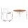 Gardeon 5 Piece Outdoor Dining Set with WPC Tabletop and 4 Stackable PP Chairs White Patio Furniture