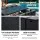Gardeon Hayman 13-Piece Outdoor Dining Set, Wicker Chairs, Tempered Glass Table, with Cushions & Covers, Black