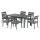 Gardeon 7-Piece Outdoor Dining Set: Black Aluminium Table, 6 Chairs, UV-Resistant Cushions - Perfect for Entertaining