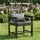 Gardeon 7 Piece Outdoor Dining Set HDPE Table and Chairs, Black, 156cm Table, Garden Furniture