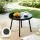 Gardeon 3-Piece Outdoor Bistro Set with Steel Chairs, 9cm Cushion, Tempered Glass Table and Grey Finish
