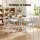 Gardeon 5-Piece Outdoor Dining Set with 80cm Folding Table and Stackable Chairs White Patio Furniture Seats 4