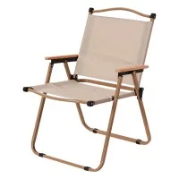 Gardeon Portable Folding Steel Outdoor Camping Chair with Water-Resistant 900D Fabric, 53x67x78cm, Carry Bag Included