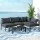 Gardeon 4-Seater Aluminium Patio Sofa Set, Charcoal – Weather-Resistant, Easy Assembly, Outdoor Furniture, 4PC