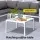 Gardeon 6PCS Outdoor Sofa Set with Aluminium Frame, 5-Seater, 10cm Cushions, UV & Water-Resistant, Easy Assembly
