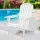 Gardeon Adirondack Foldable Outdoor Chair, Eco-Friendly Hemlock Wood, Wide Armrests, High Back, 87x74.5x87cm, White