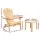 Gardeon 3PC Adirondack Outdoor Set - Eco-Friendly Hemlock Wood Foldable Chairs & Table, Classic Design, Easy Assembly