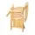 Gardeon 3PC Adirondack Outdoor Set - Eco-Friendly Hemlock Wood Foldable Chairs & Table, Classic Design, Easy Assembly
