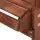 Gardeon 3PC Adirondack Outdoor Set - Fir Wood, Eco-Friendly Finish, Includes 2 Chairs & Side Table, Brown, Easy Assembly