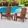 Gardeon 3PC Adirondack Outdoor Set - Fir Wood, Eco-Friendly Finish, Includes 2 Chairs & Side Table, Brown, Easy Assembly