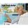 Gardeon 3PC Adirondack Chair Set - White Canadian Hemlock Wood, Eco-Friendly Finish, Sturdy Design, Easy Assembly