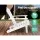 Gardeon 3PC Adirondack Chair Set - White Canadian Hemlock Wood, Eco-Friendly Finish, Sturdy Design, Easy Assembly