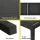 Gardeon Sun Lounger: Black Aluminium Beach Chair with Wheels, Adjustable Backrest, Weather-Resistant, 197cm Long