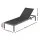 Gardeon Sun Lounge: Weather-Resistant Aluminium Folding Beach Chair with Wheels, 5-Position Adjustable, Dark Grey